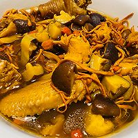 虫草花菌菇鸡汤的做法图解6