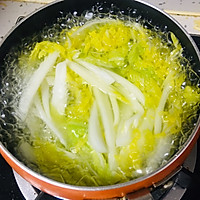 10分钟娃娃菜粉丝汤的做法图解4