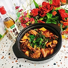 红烧砂锅土豆炖鸡(干锅鸡)