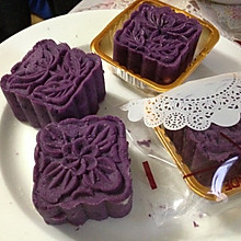 月饼季----少油少糖版 紫薯月饼