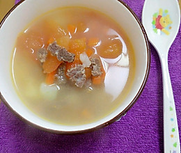 小孩营养汤——西红柿牛肉薯仔汤的做法
