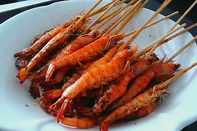 麻辣串串虾灬烤箱版