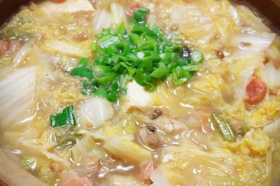 砂锅白菜豆腐煲