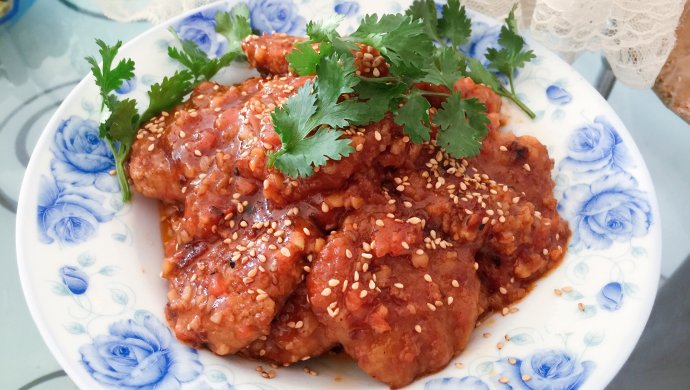 番茄焗藕饼