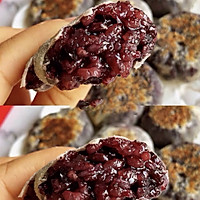 黑糯米馅饼的做法图解2