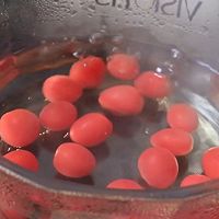 #中秋节还可以这么过#桂花话梅番茄加拿大北极虾的做法图解4