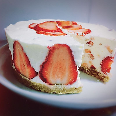 草莓冻奶酪芝士蛋糕