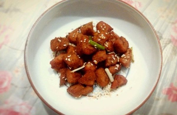 烤箱版孜然烤肉粒