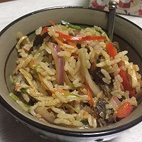 黑椒牛肉蔬菜拌饭（电饭煲版）的做法图解10