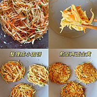 土豆丝鸡蛋饼的做法图解2