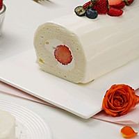 白雪天使蛋糕卷❤️名副其实白里透红~的做法图解4
