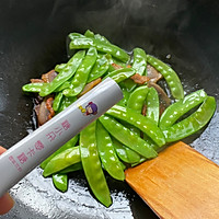 #糖小朵甜蜜控糖秘籍#零卡糖腊肉炒荷兰豆的做法图解9