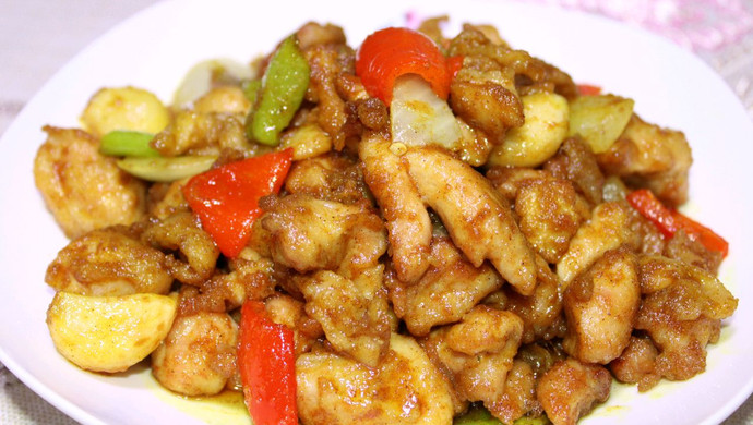 中式咖喱鸡块