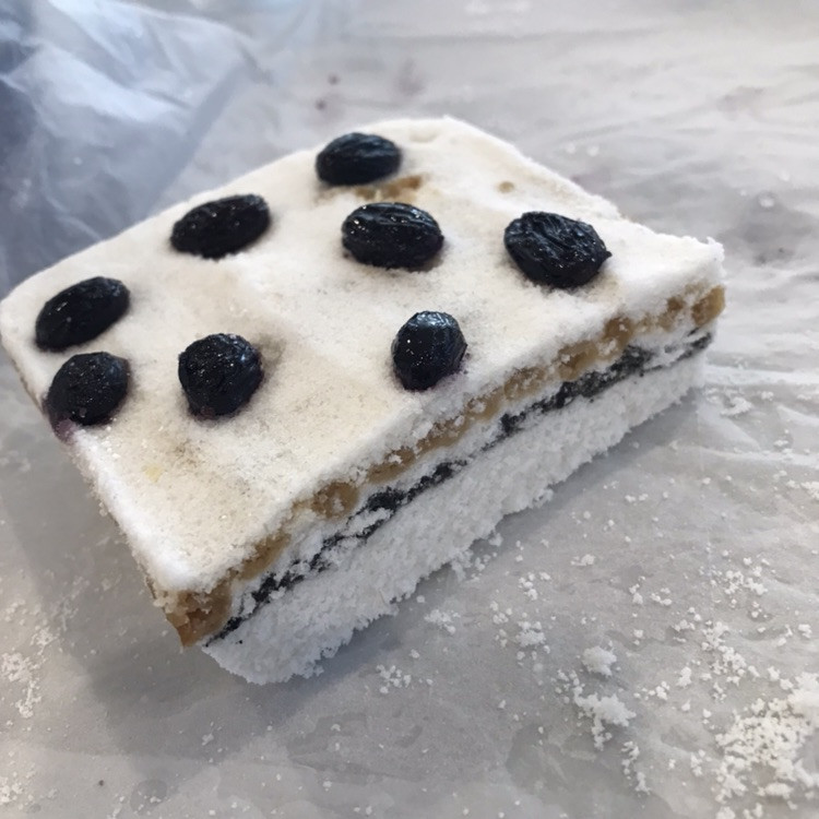 黑加仑大米松糕的做法