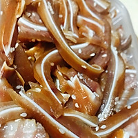 #做道懒人菜，轻松享假期#小姨妈辣椒豆豉炒猪耳的做法图解3