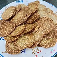 充分利用（消耗）蛋白的小零食～芝麻脆片的做法图解12
