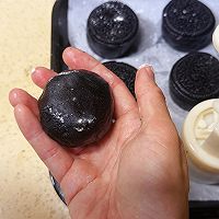黑可可奥利奥奶酪月饼的做法图解18