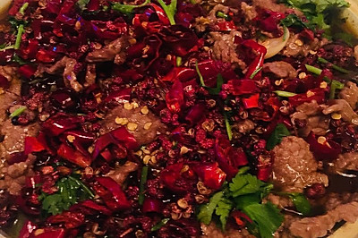 水煮牛肉