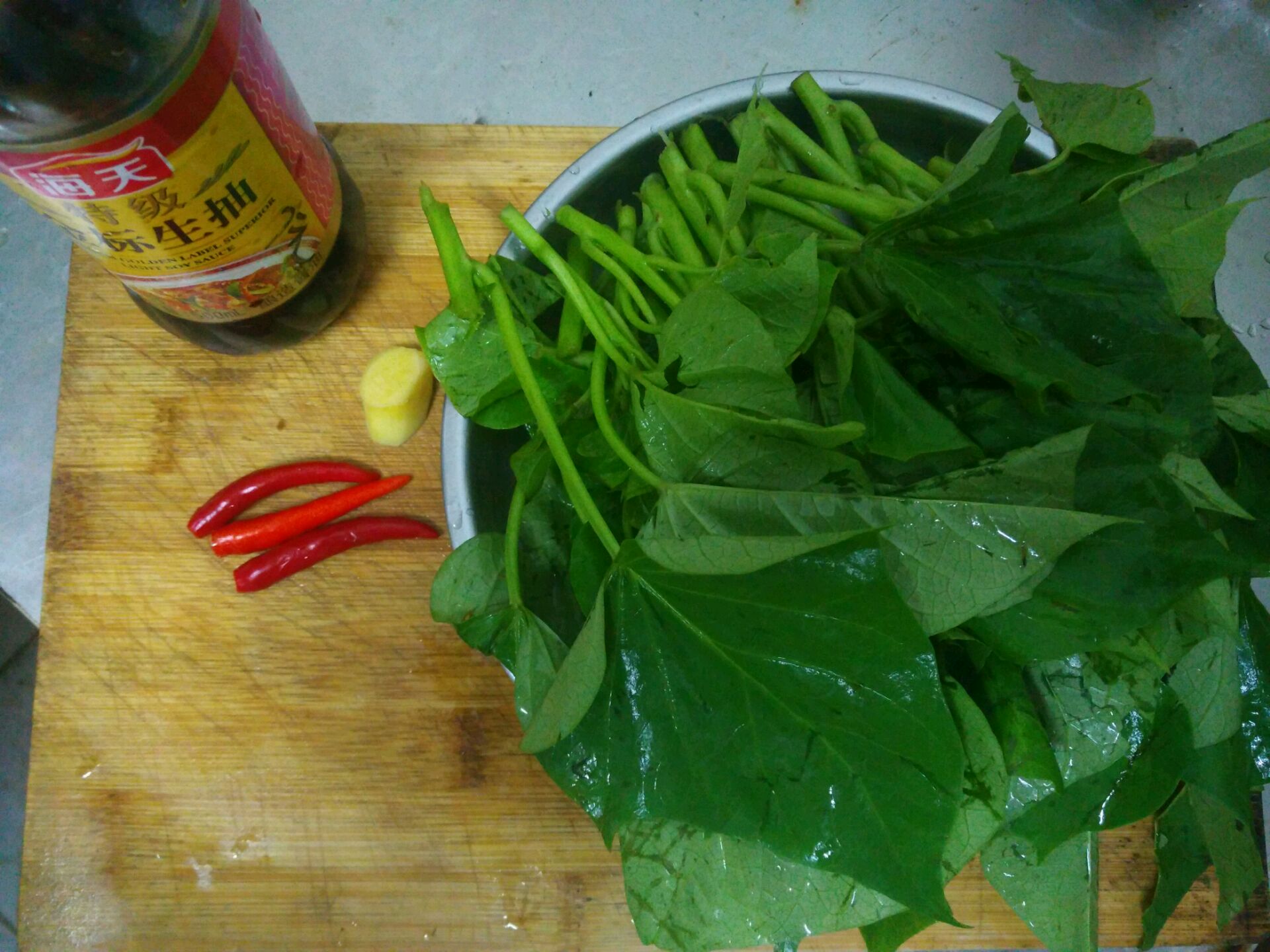 虾酱地瓜叶怎么做_虾酱地瓜叶的做法_豆果美食