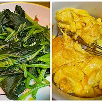 【家常菜】菠菜炒鸡蛋的做法图解1