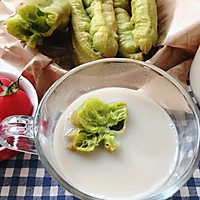 #人人能开小吃店#自制菠菜油条|绿油油的春天颜色的做法图解17