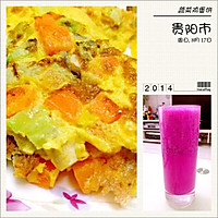 鸡蛋蔬菜饼的做法图解2