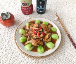 锦上添花（香菇青菜）的做法