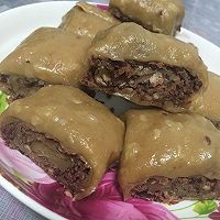 红糖大枣豆沙卷的做法图解8