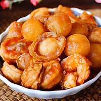 鲍鱼小土豆烧虾球的做法图解17