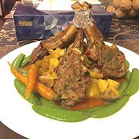 鲍汁羊排配烤土豆的做法图解8