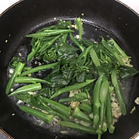 姜末炒芥兰的做法图解4