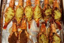 芝士蒜蓉烤大虾的做法