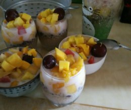 红豆芒果西米露的做法