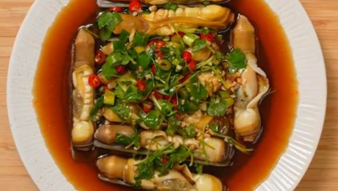 捞汁蛏子