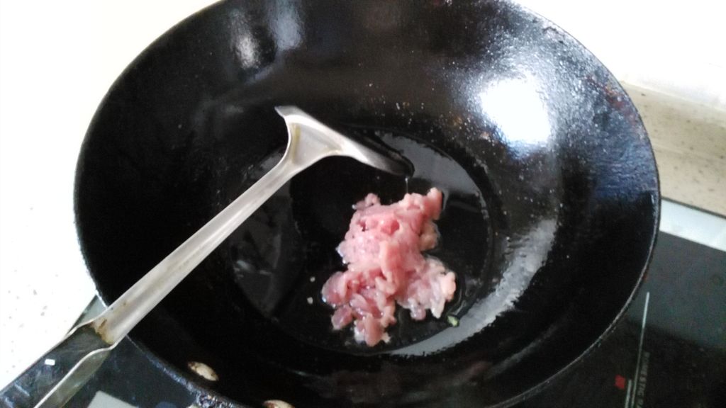茄子炒肉末的做法图解3