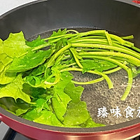 虾皮拌菠菜的做法图解4