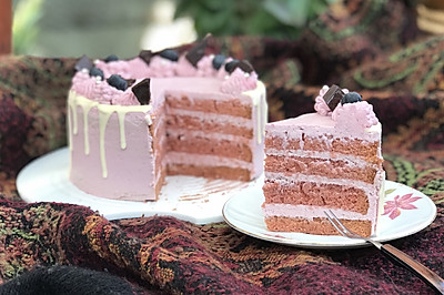 树莓红丝绒乳酪蛋糕