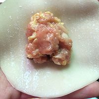 娃娃菜猪肉饺（宝宝辅食）的做法图解4