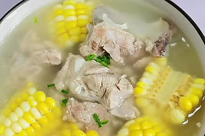 电饭煲炖玉米排骨汤