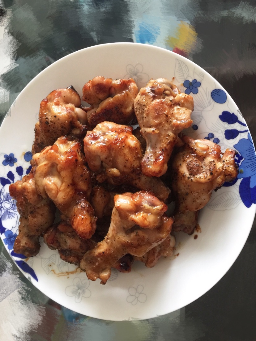 黑胡椒蜜汁琵琶腿