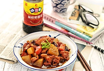 #名厨汁味，圆中秋美味#日式鸡腿炖萝卜的做法