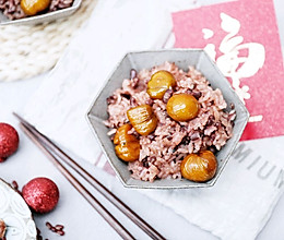 #一道菜表白豆果美食#日式板栗赤饭的做法