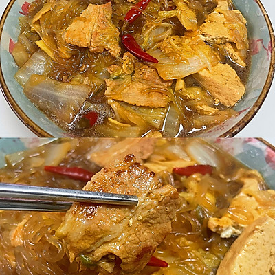 猪肉白菜炖粉条