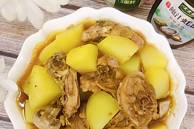 土豆蒸鸡