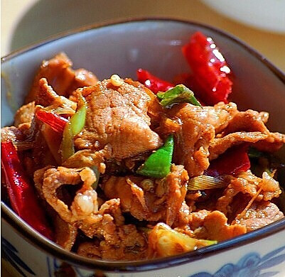 椒爆肉片