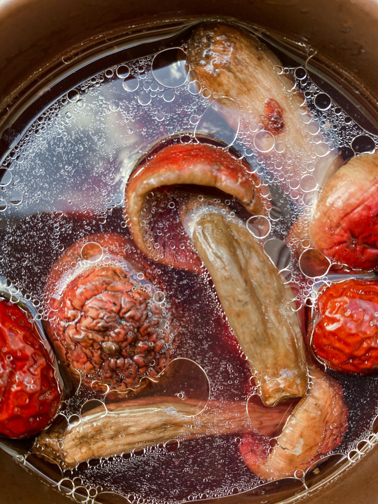 红菇排骨汤的做法