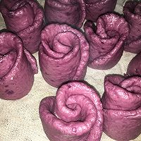 紫薯玫瑰花小馒头的做法图解11