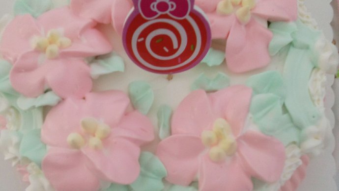 裱花蛋糕（五半花）