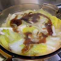 娃娃菜豆腐菌菇汤的做法图解6
