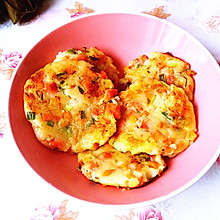 胡萝卜火腿土豆饼